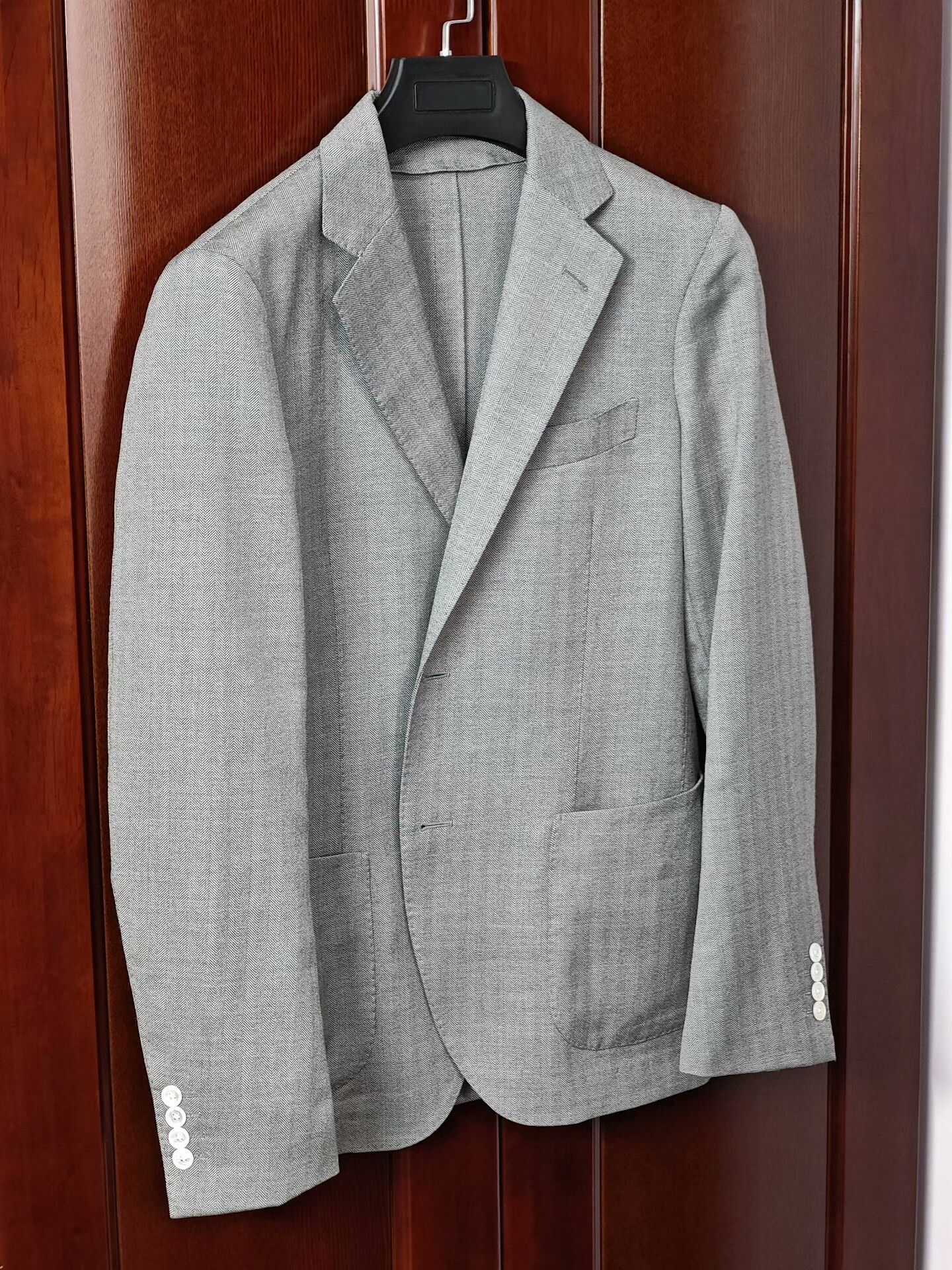 Luciano Barbera Italian Carlo Barbera Wool Silk Blazer Size US S / EU 44-46 / 1 - 1 Thumbnail