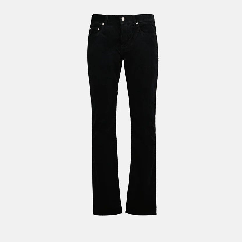 o1bcso1str1125 Slim Pants Corduroy in Black