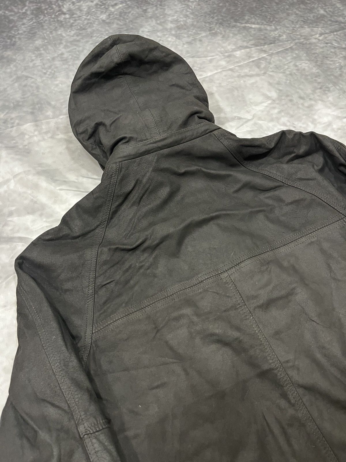 Vintage Skipper Vintage Leather Waxed Metal Lockers Fireman Jacket Size US M / EU 48-50 / 2 - 14 Thumbnail