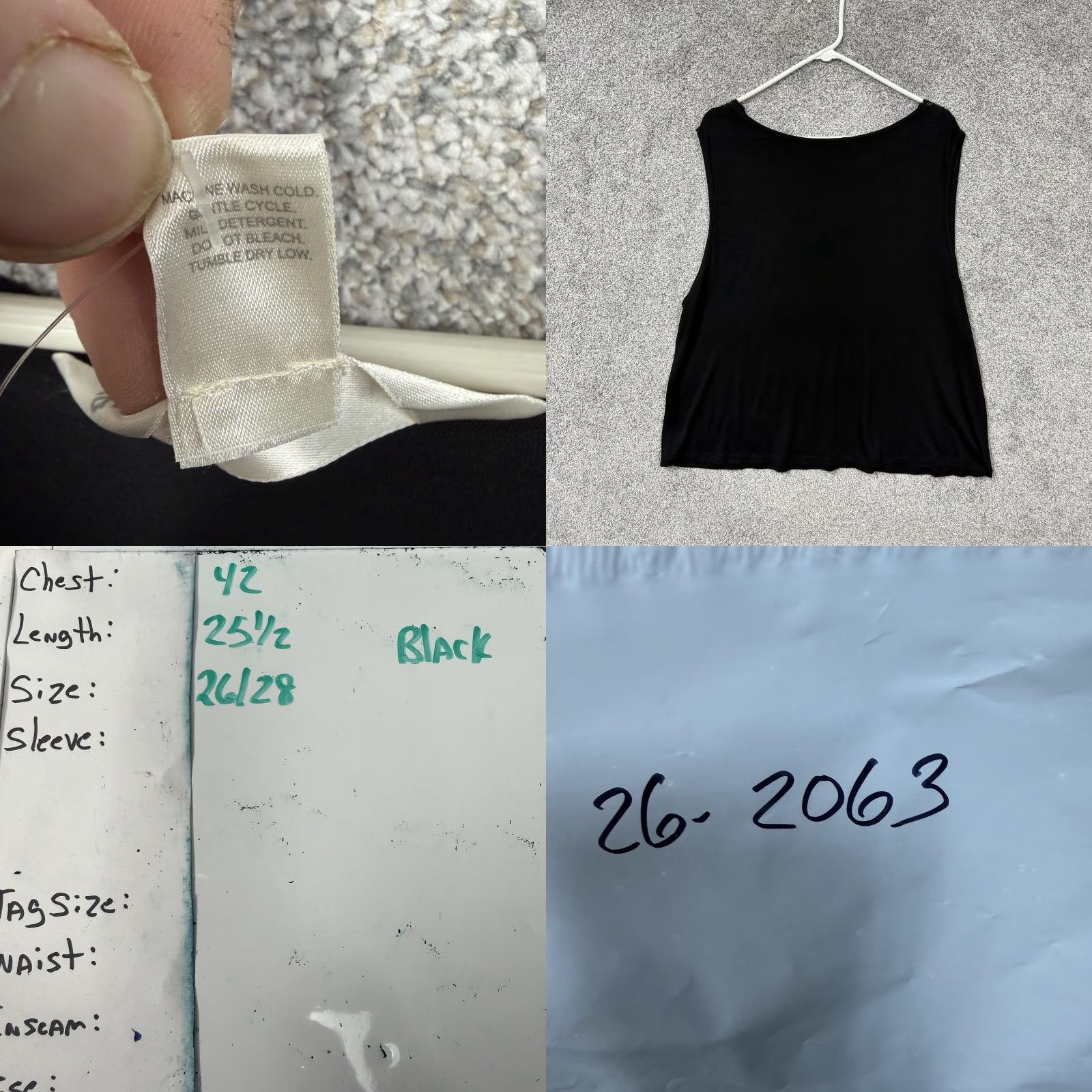 Avenue VINTAGE Avenue Body Cami Plus 4X Lace Sequin Layering Black Tank Women 26/28 4X Size ONE SIZE - 8 Thumbnail