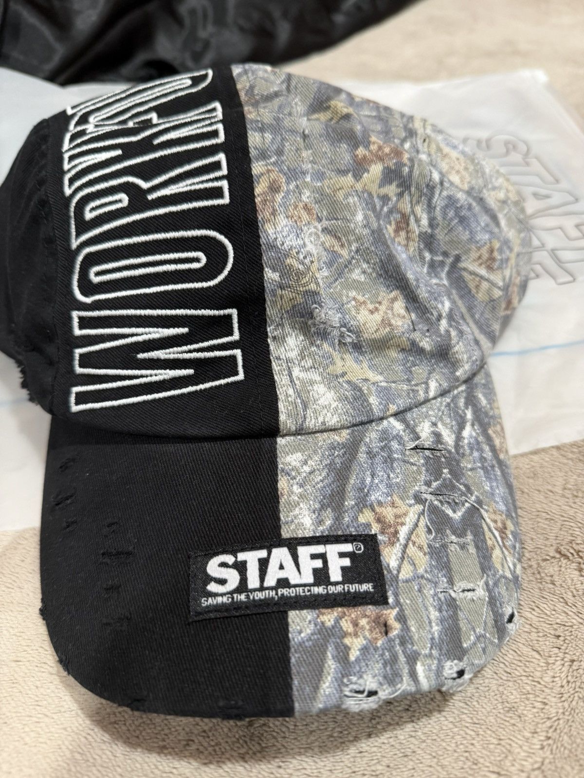 STAFF WORKFORCE Staff Workforce (Camo/Black) hat Size ONE SIZE - 2 Thumbnail
