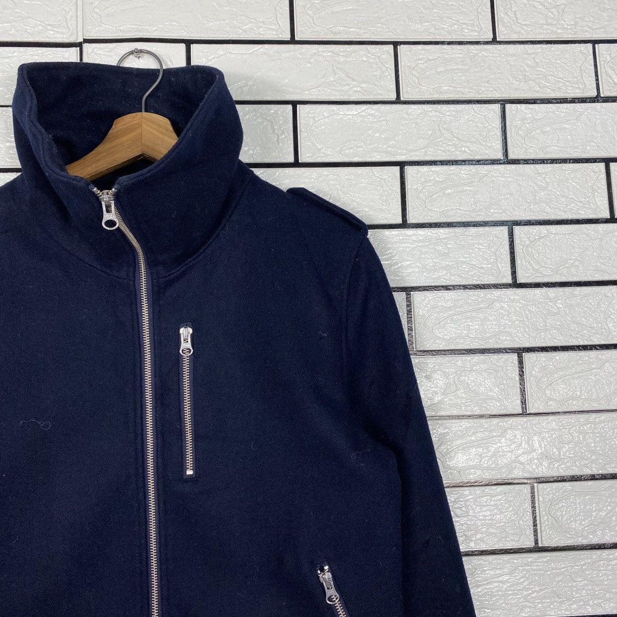 Japanese Brand 📌Vintage Indigo Bomber Wool Jacket Simplicate Issey Miyake Size US M / EU 48-50 / 2 - 7 Thumbnail