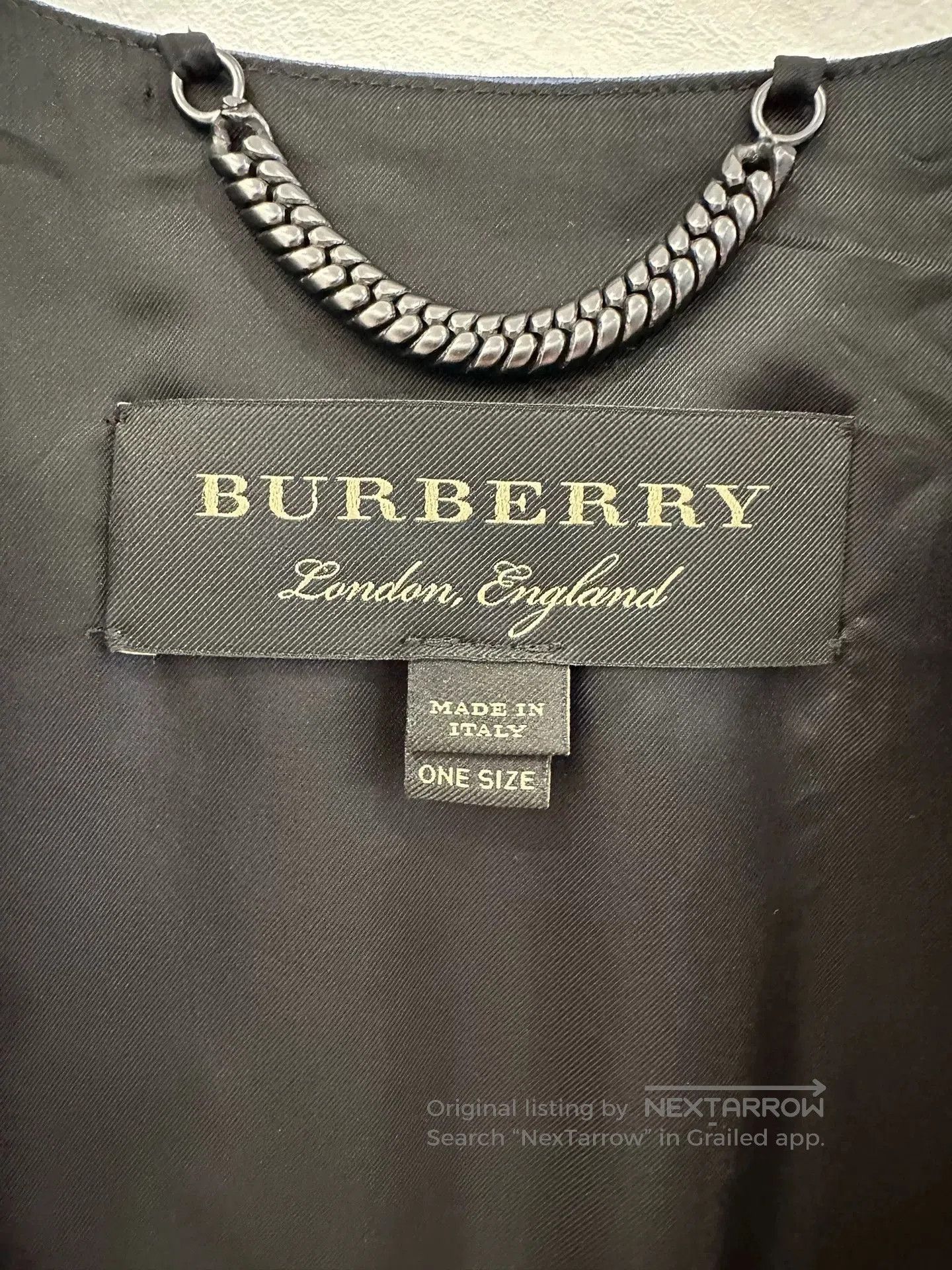 Burberry Burberry Blue Floral Print Cape Coat. Size M / US 6-8 / IT 42-44 - 7 Thumbnail