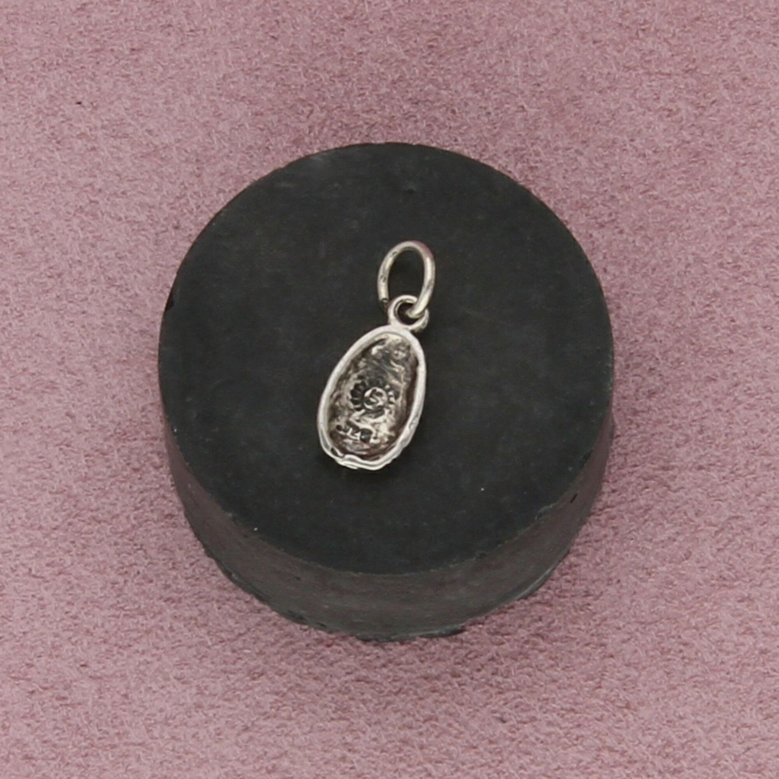 Sterling Silver sterling silver scroll easter egg charm pendant Size ONE SIZE - 3 Thumbnail