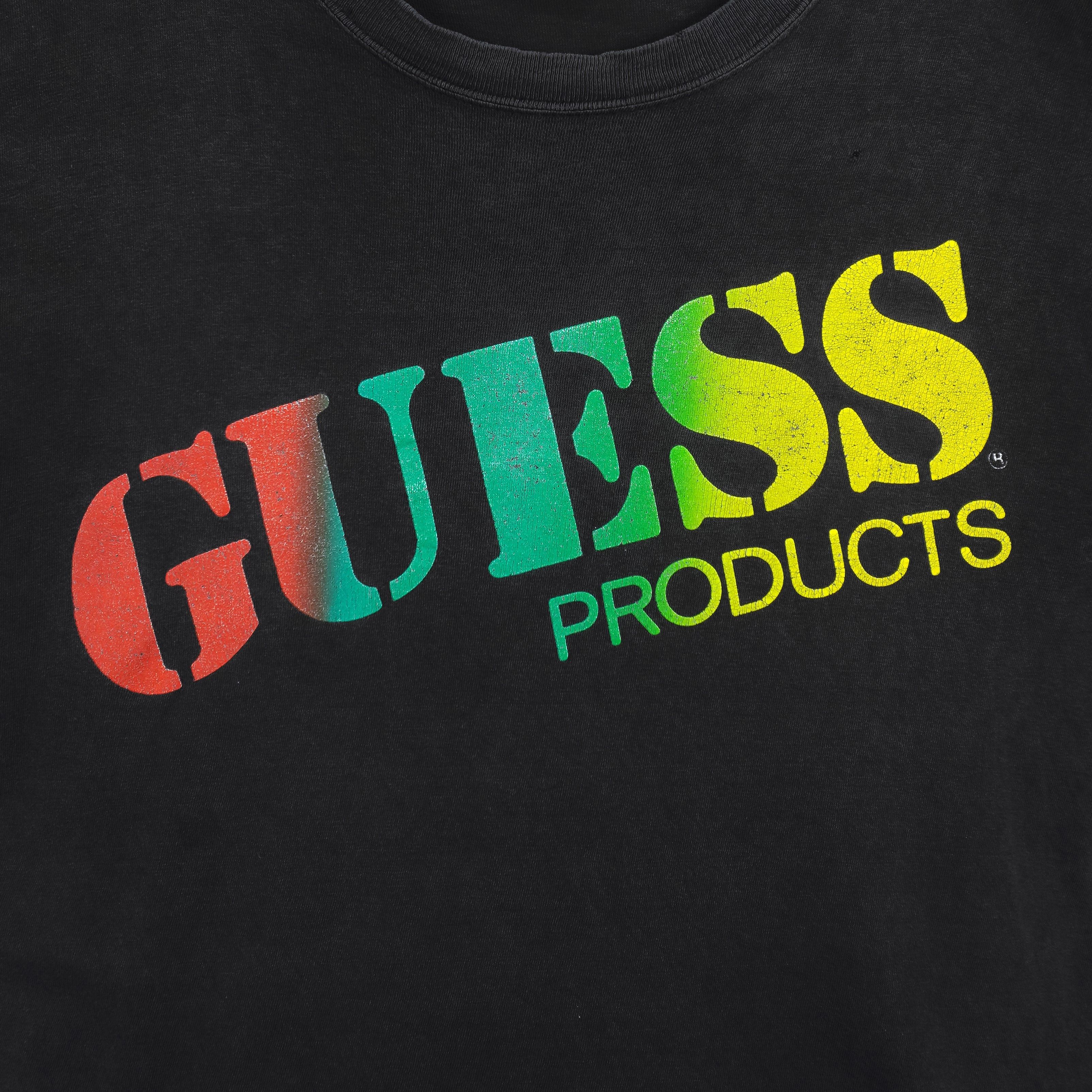 Guess Vintage Guess Products Spell-Out T-Shirt 1990s Large Size US L / EU 52-54 / 3 - 3 Thumbnail
