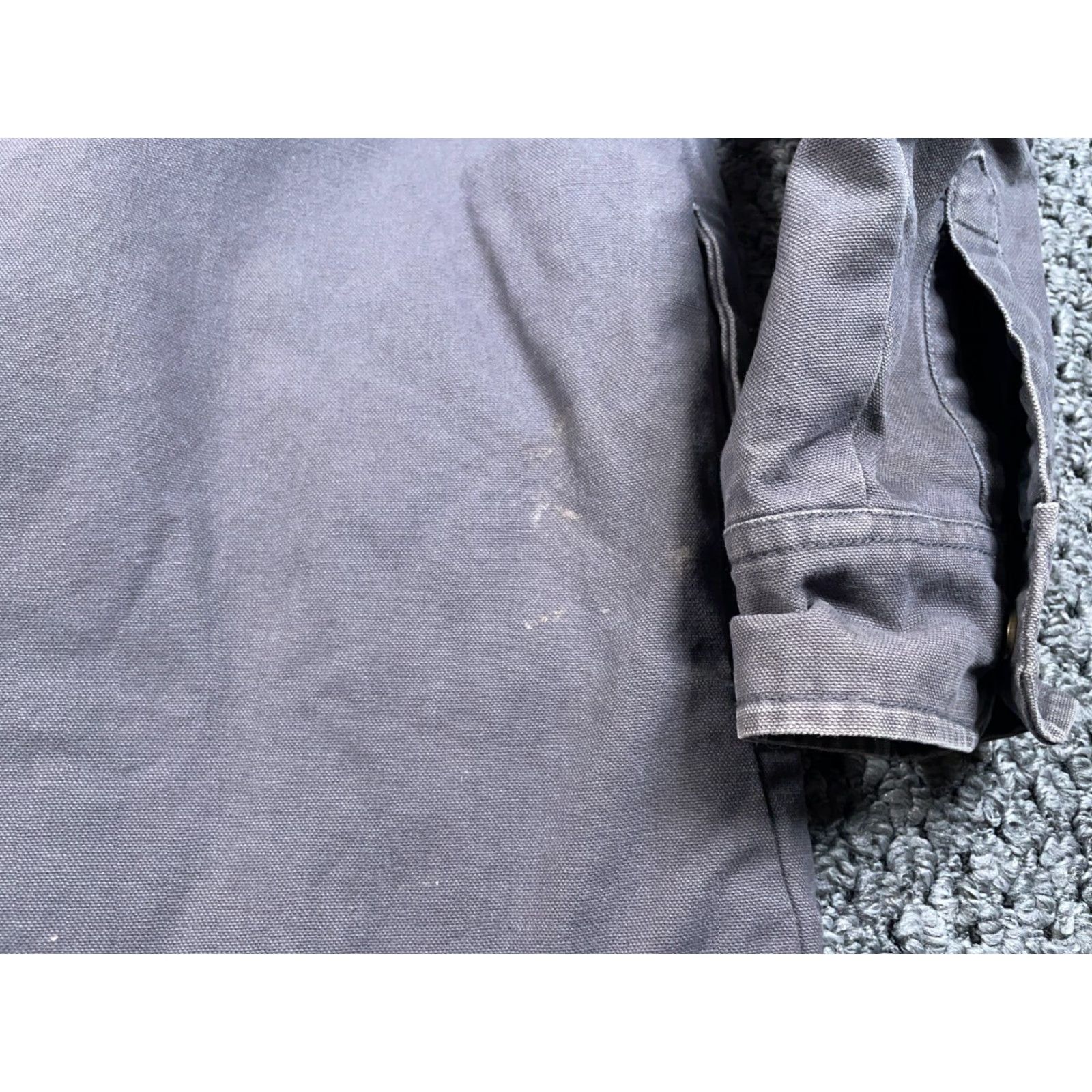 Dickies Dickies Workwear Style Hooded Jacket Cotton Gray XL Adult Bomber Jacket, Full Zip, Lined, Hooded, Regular Fit, 90s Grunge Retro, Men Size US XL / EU 56 / 4 - 6 Thumbnail
