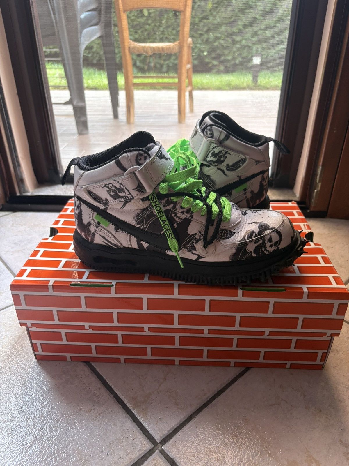 Off-White Nike Air Force 1 Mid SP Off-White Grim Reaper Size US 7 / EU 40 - 1 Thumbnail