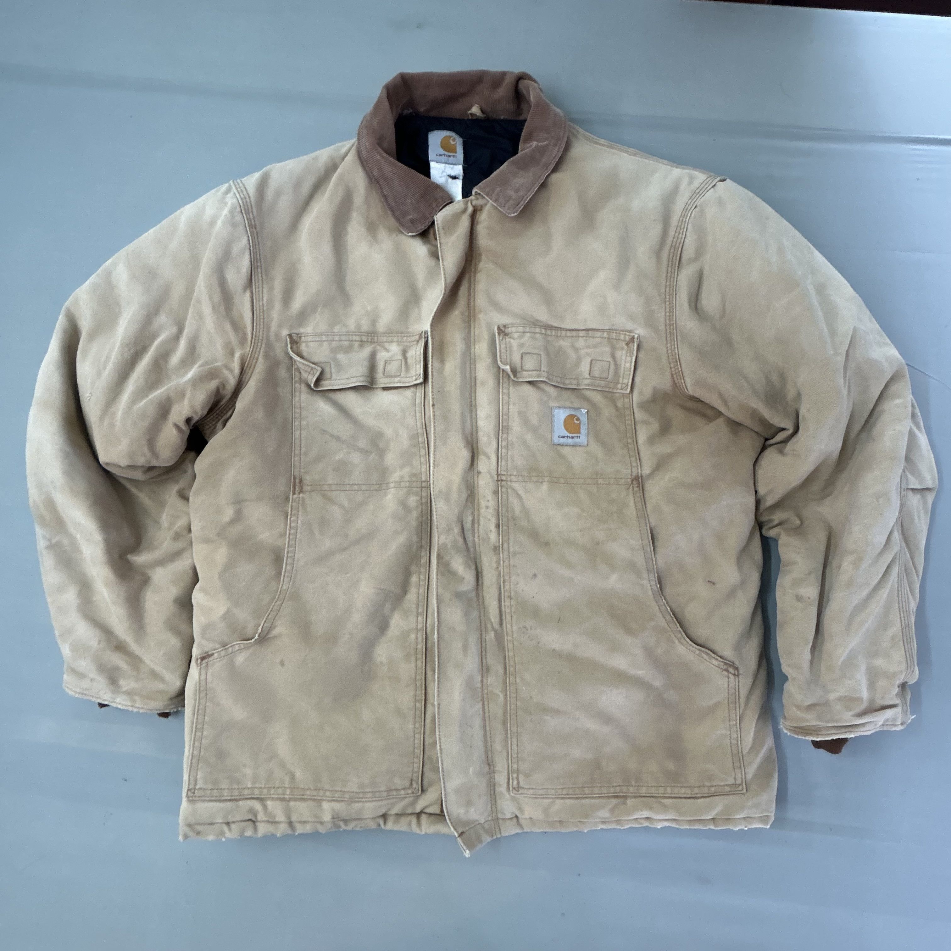 Carhartt Vintage Carhartt Distressed C03 BRN Size US XL / EU 56 / 4 - 1 Thumbnail