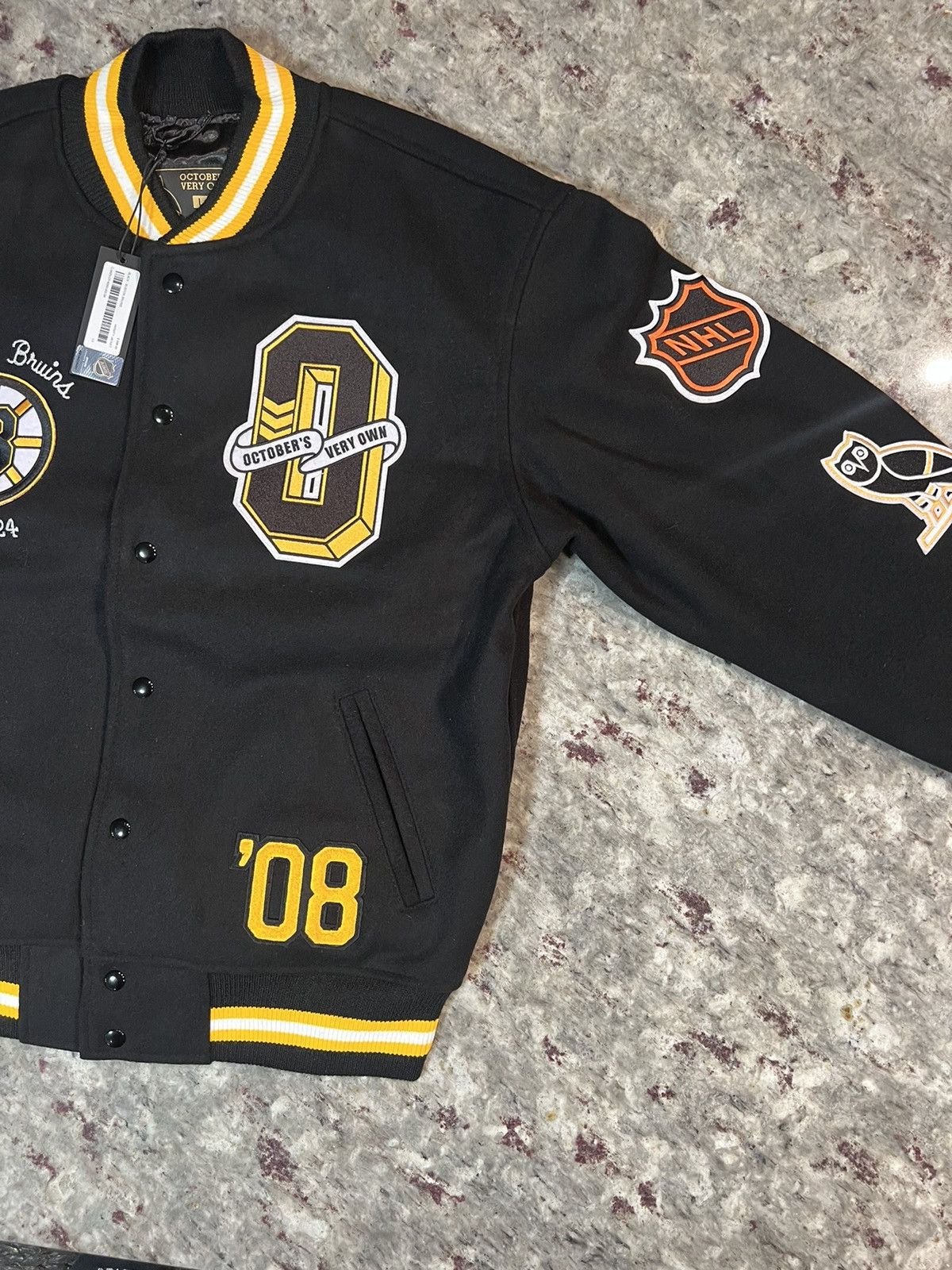 Drake OVO X NHL - BOSTON BRUINS VARSITY JACKET Size US L / EU 52-54 / 3 - 6 Thumbnail
