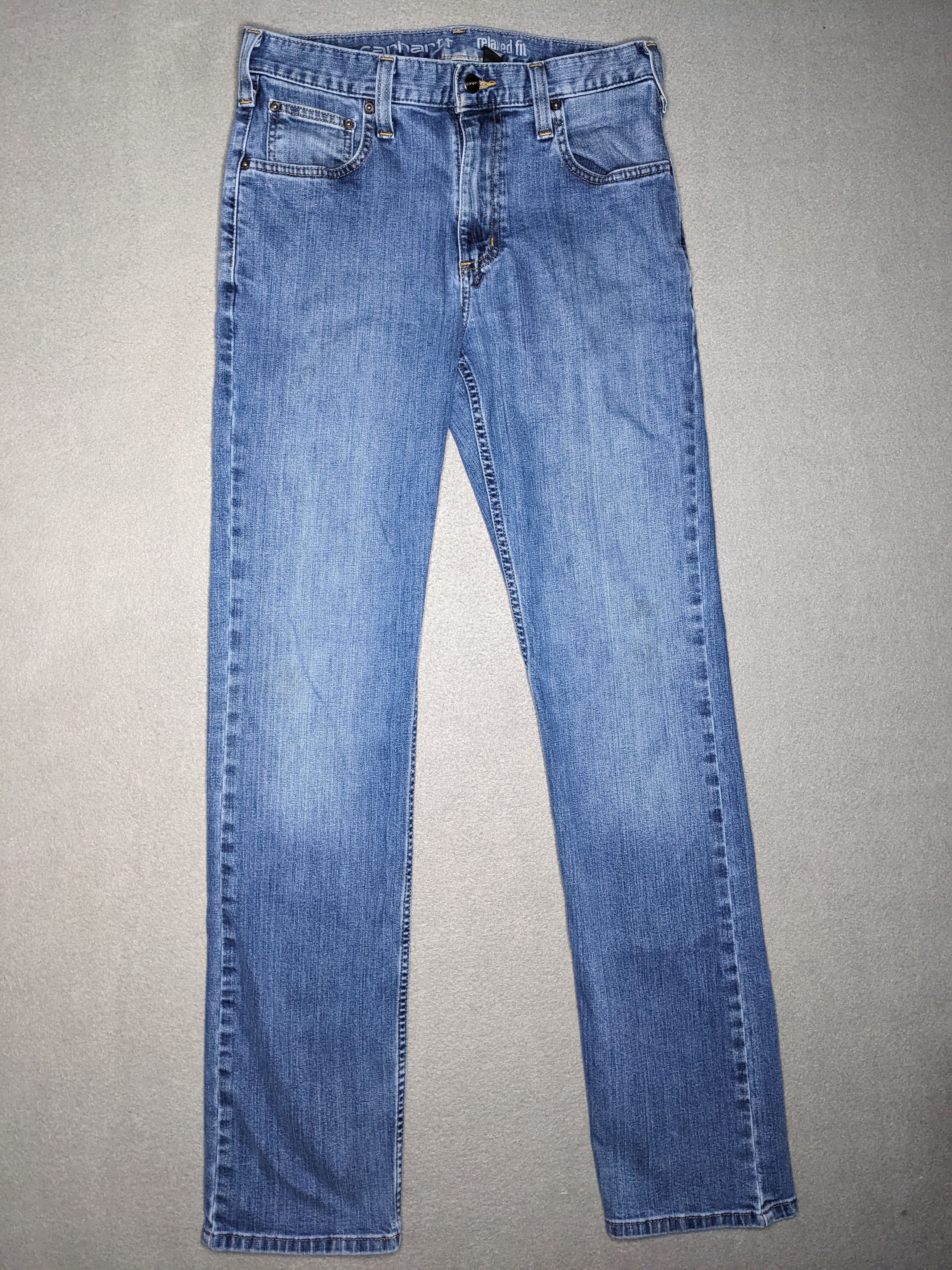 Carhartt Carhartt Straight Jeans Mens 30x34 Rugged Relaxed Stretch Size US 30 / EU 46 - 2 Thumbnail