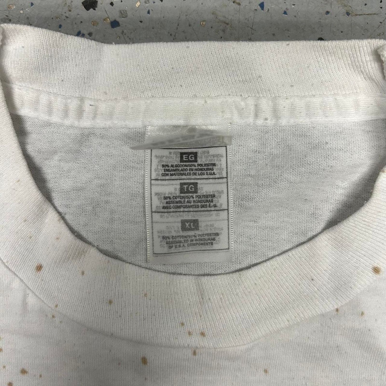 Fruit Of The Loom White vintage 90s Bird graphic tee Size US XL / EU 56 / 4 - 4 Thumbnail