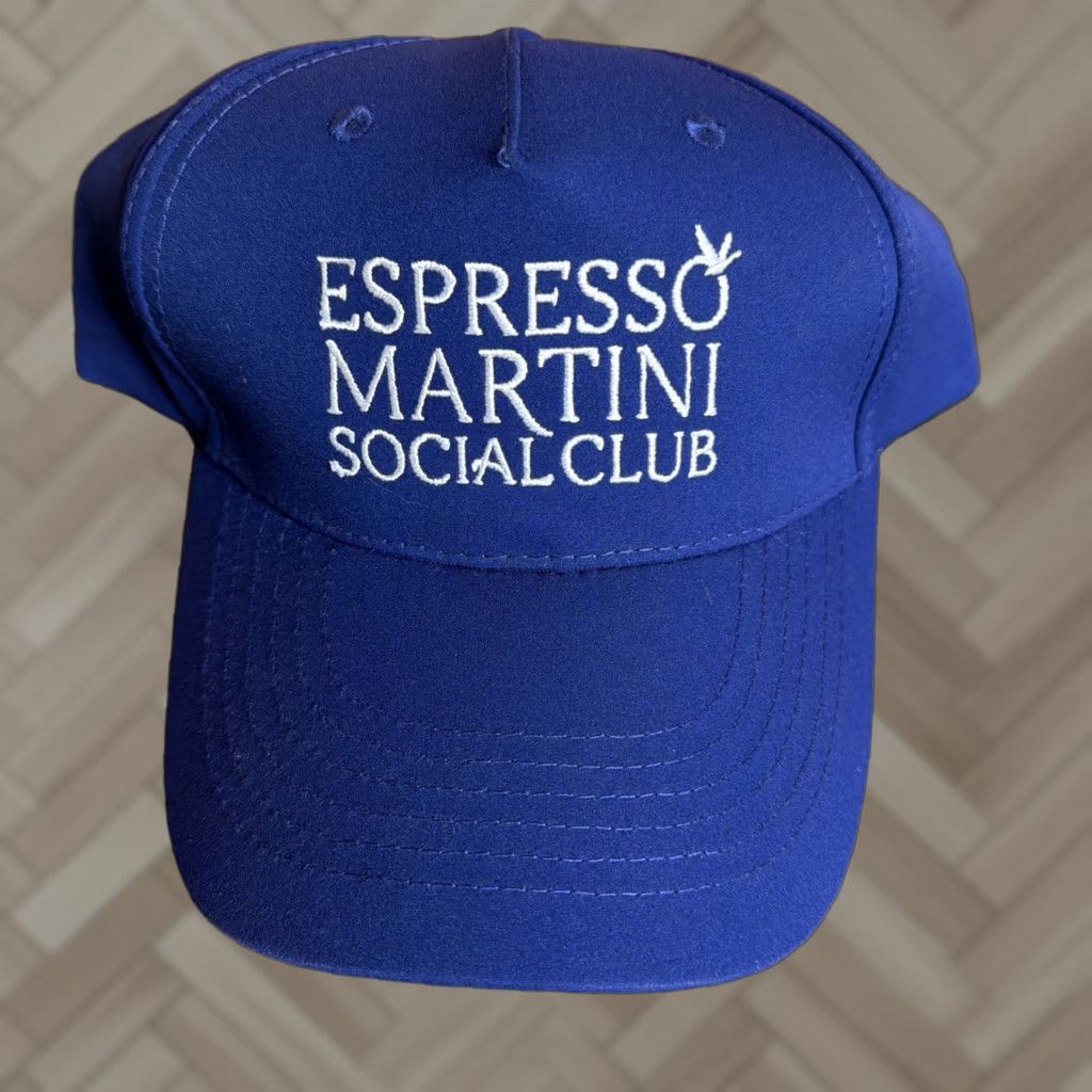 Vintage VINTAGE Espresso Martini Social Club Promo Hat Grey Goose Vodka NEW Blue Size ONE SIZE - 1 Thumbnail