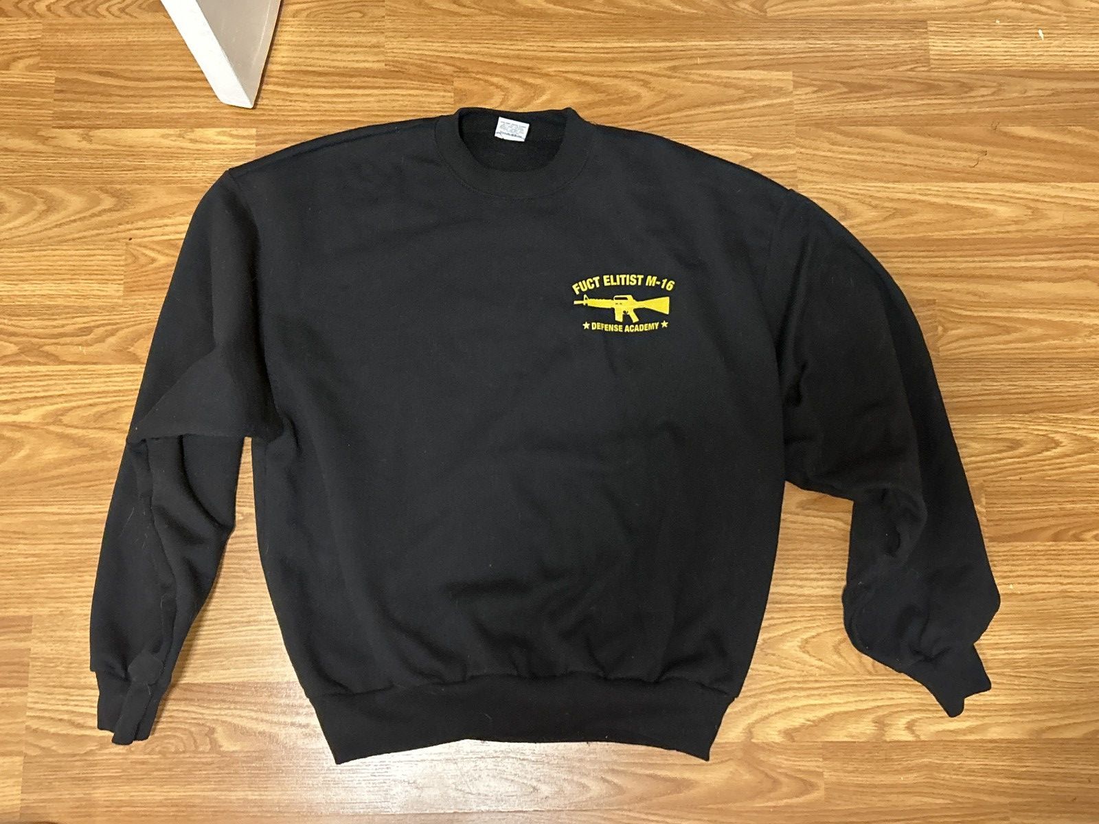 FUCT Elitist M-16 Defense Academy Crewneck Size US L / EU 52-54 / 3 - 1 Thumbnail