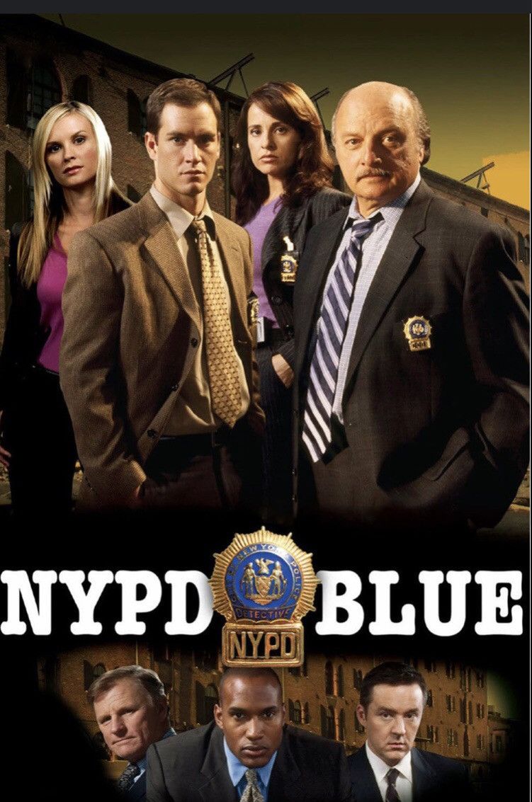 Vintage VINTAGE MOVIE NYPD BLUE 90s RARE TEE Size US XL / EU 56 / 4 - 9 Thumbnail