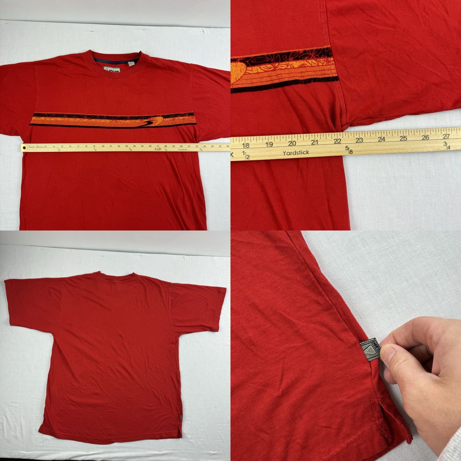 Vintage VINTAGE Doctor Lucky Shirt Adult Large Red T-Shirt 90s Grunge Skater Punk Mens Size US L / EU 52-54 / 3 - 8 Thumbnail