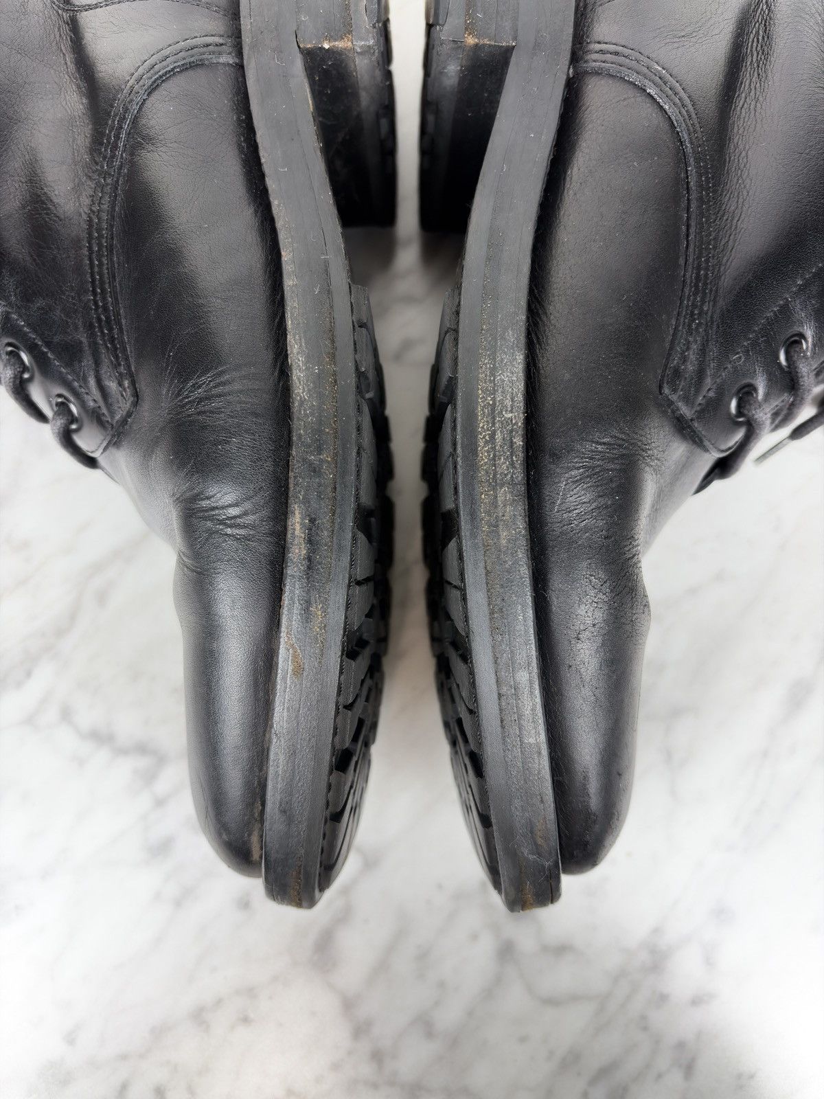 Hedi Slimane × Saint Laurent Paris FW15 Saint Laurent Paris Hedi Zipper Ranger Combat Boots Size US 8 / EU 41 - 8 Thumbnail