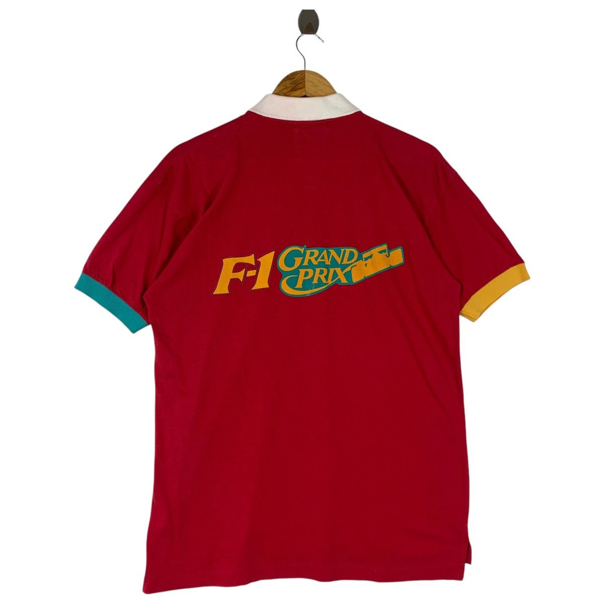 Formula 1 × Vintage Vintage F-1 GRAND PRIX centre spellout polo tee Size US M / EU 48-50 / 2 - 4 Thumbnail
