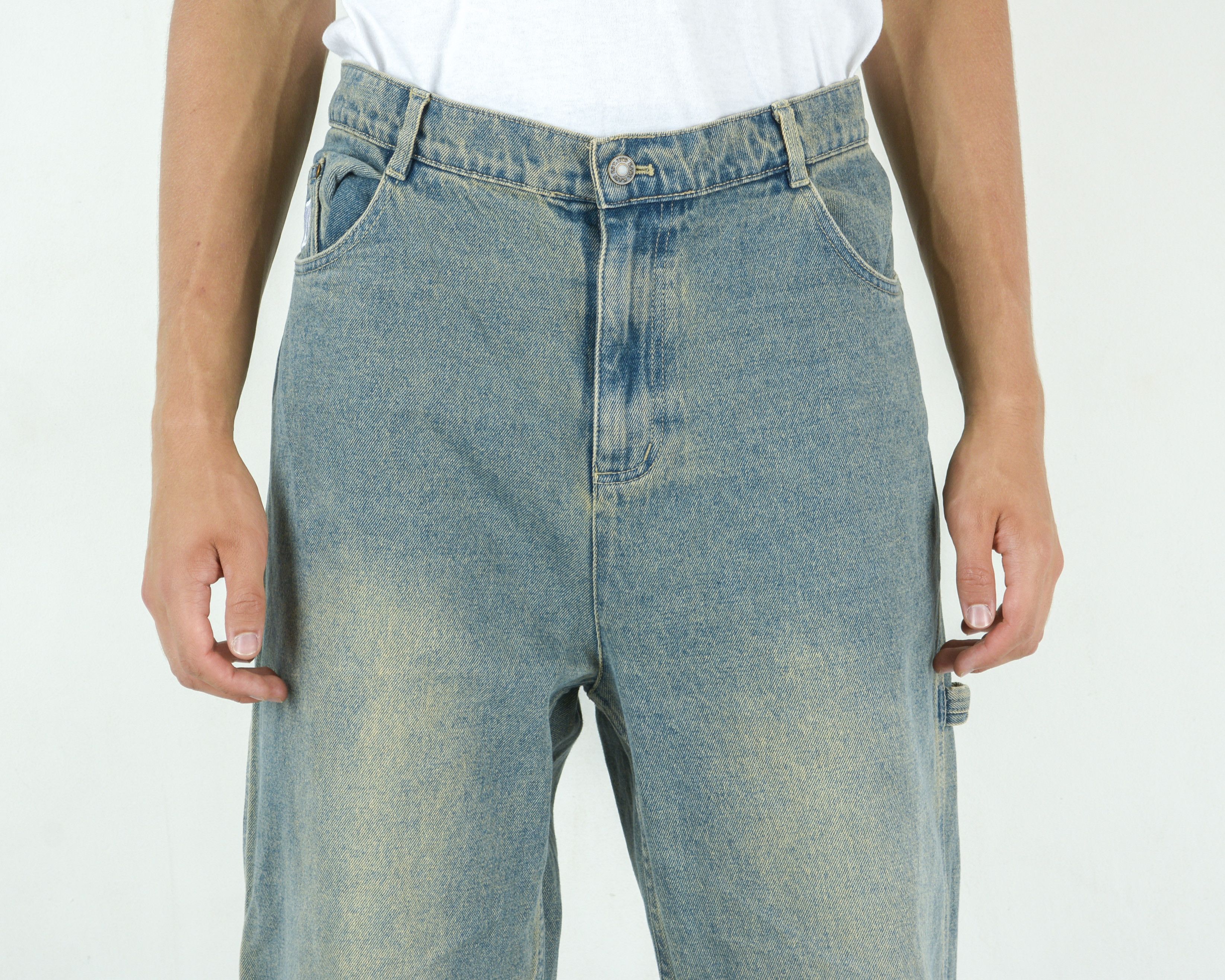 Karl Kani Men W40 L36 Relaxed Straight Jeans Denim Pants Trousers Rap Size US 40 / EU 56 - 4 Thumbnail