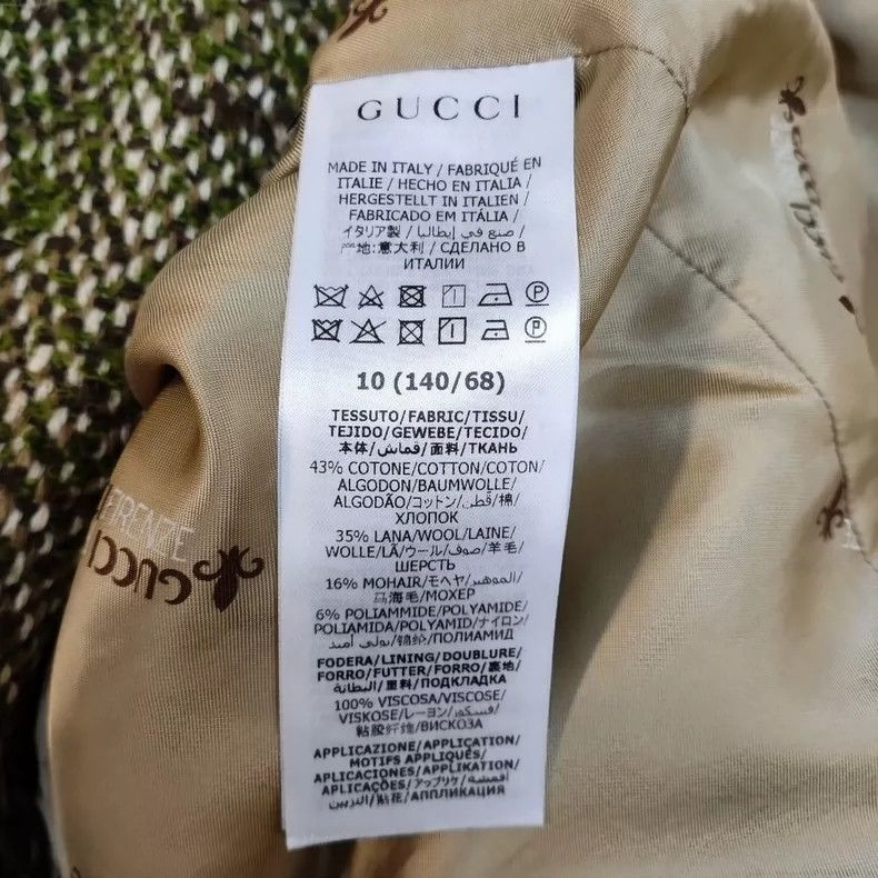 Gucci Gucci Size 10 Cotton wool blended coat 2503-Nextarrow Size US XS / EU 42 / 0 - 5 Thumbnail