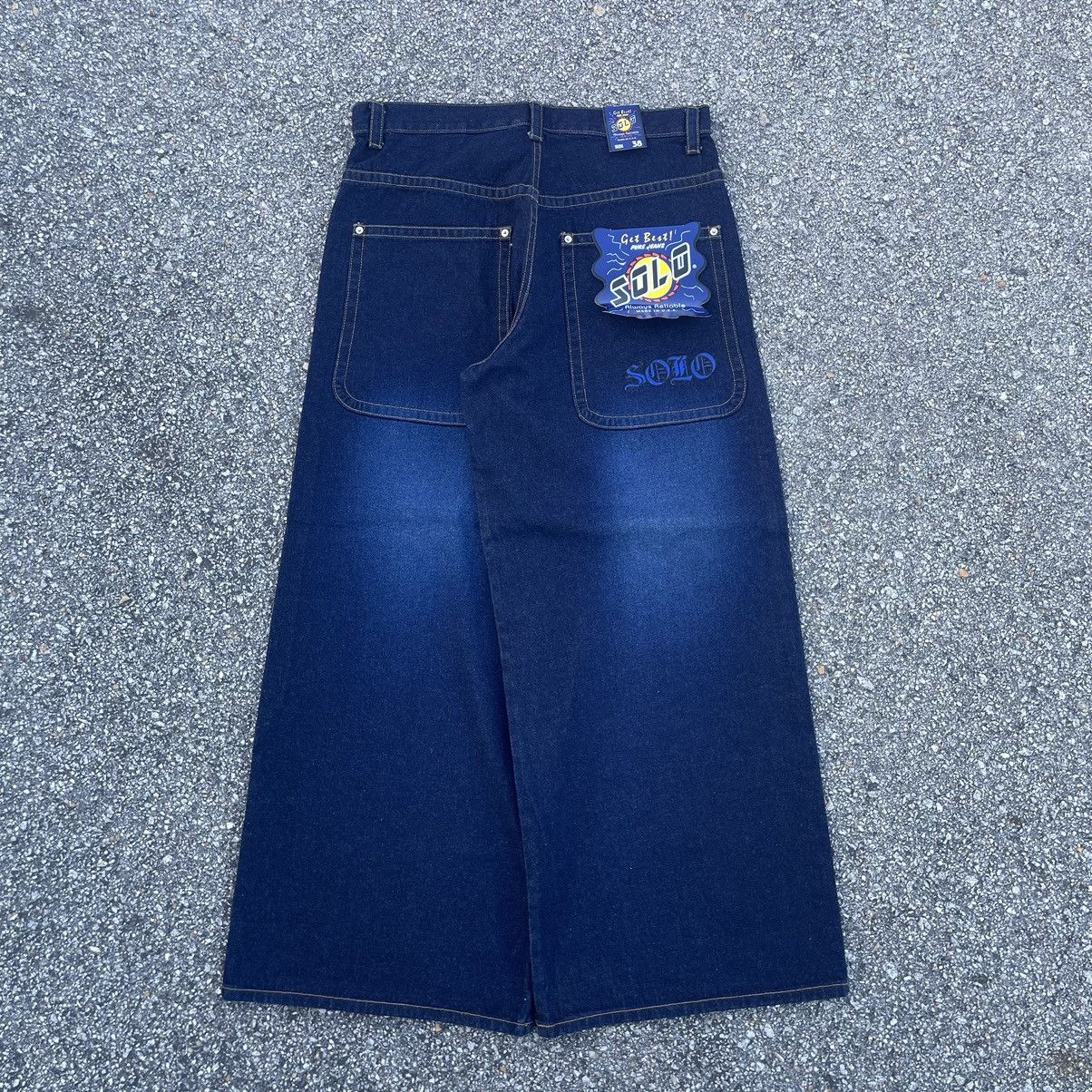 image of Jnco x Southpole Navy Solo Jeans, Men's (Size 38)