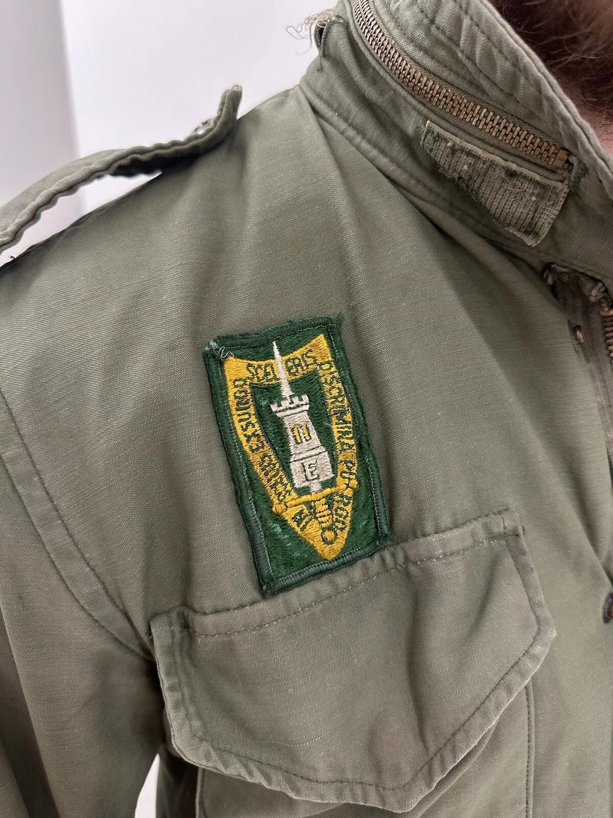 Vintage Vintage 1970s US Air Force Jacket M65 Scovill Zip Army Size US S / EU 44-46 / 1 - 14 Thumbnail