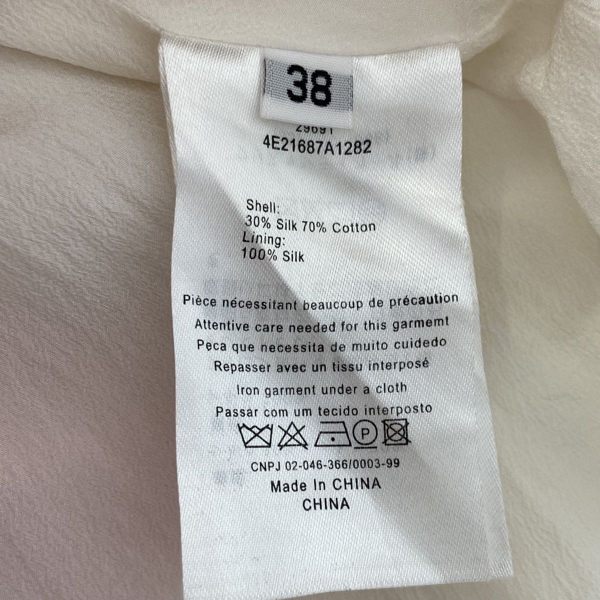 Dior Dior Runway Ink Wash Printed Dress K26WX Size S / US 4 / IT 40 - 6 Thumbnail