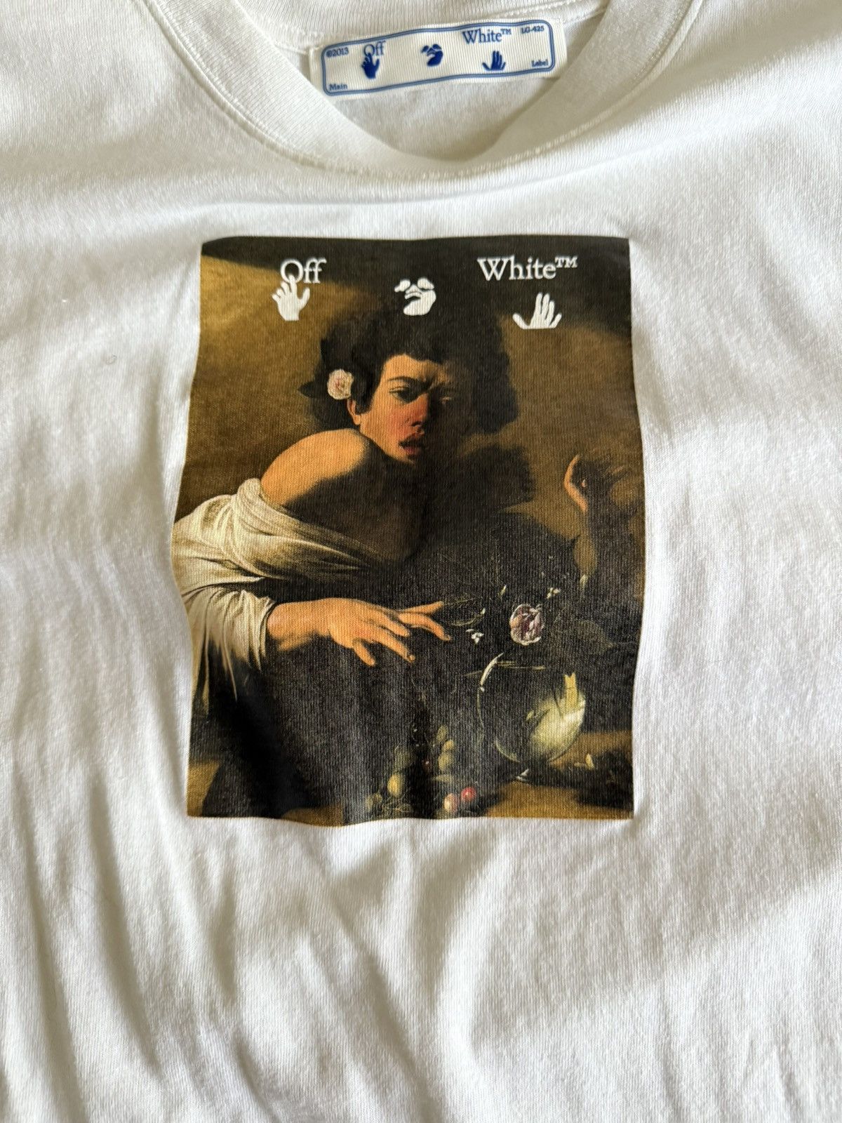 Off-White Off white Caravaggio Boy T shirt Size US S / EU 44-46 / 1 - 3 Thumbnail