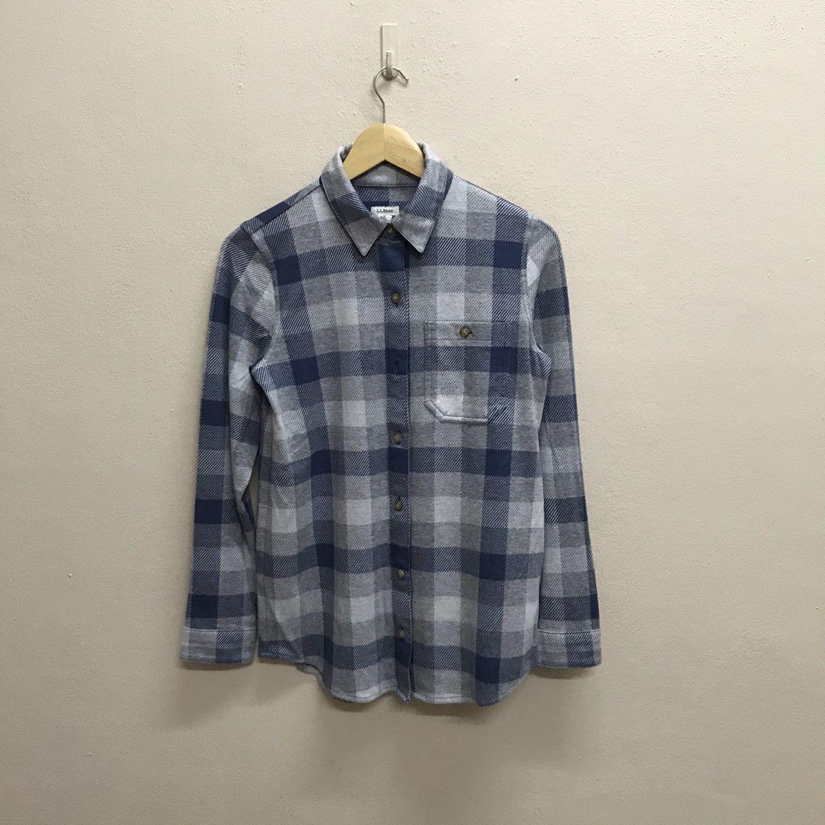 Japanese Brand × L.L. Bean × Vintage Vintage L.L Bean Three Blend Button Up Flannel Shirt Size US S / EU 44-46 / 1 - 14 Thumbnail