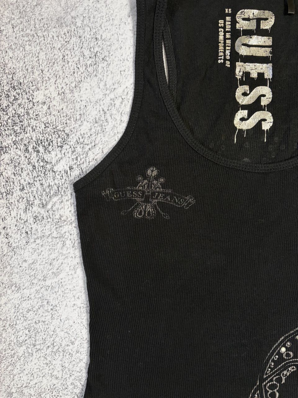 Guess Guess Grunge Peace Logo Vintage Opium Tank Top Size XS / US 0-2 / IT 36-38 - 7 Thumbnail