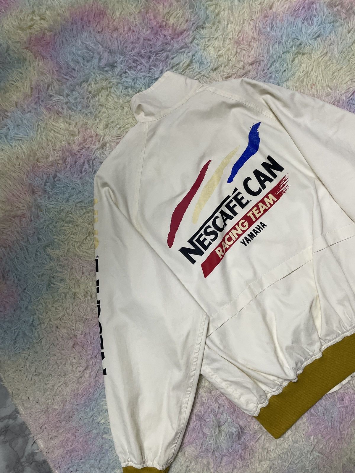 Vintage × Yamaha Nescafe Can Yamaha Racing Team Size US L / EU 52-54 / 3 - 4 Thumbnail