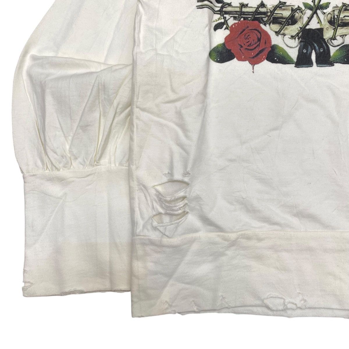 Japanese Brand PONY STONE FUN N’ DOSES ROSE GRAPHIC DISTRESSED OVERSIZED Size US M / EU 48-50 / 2 - 3 Thumbnail