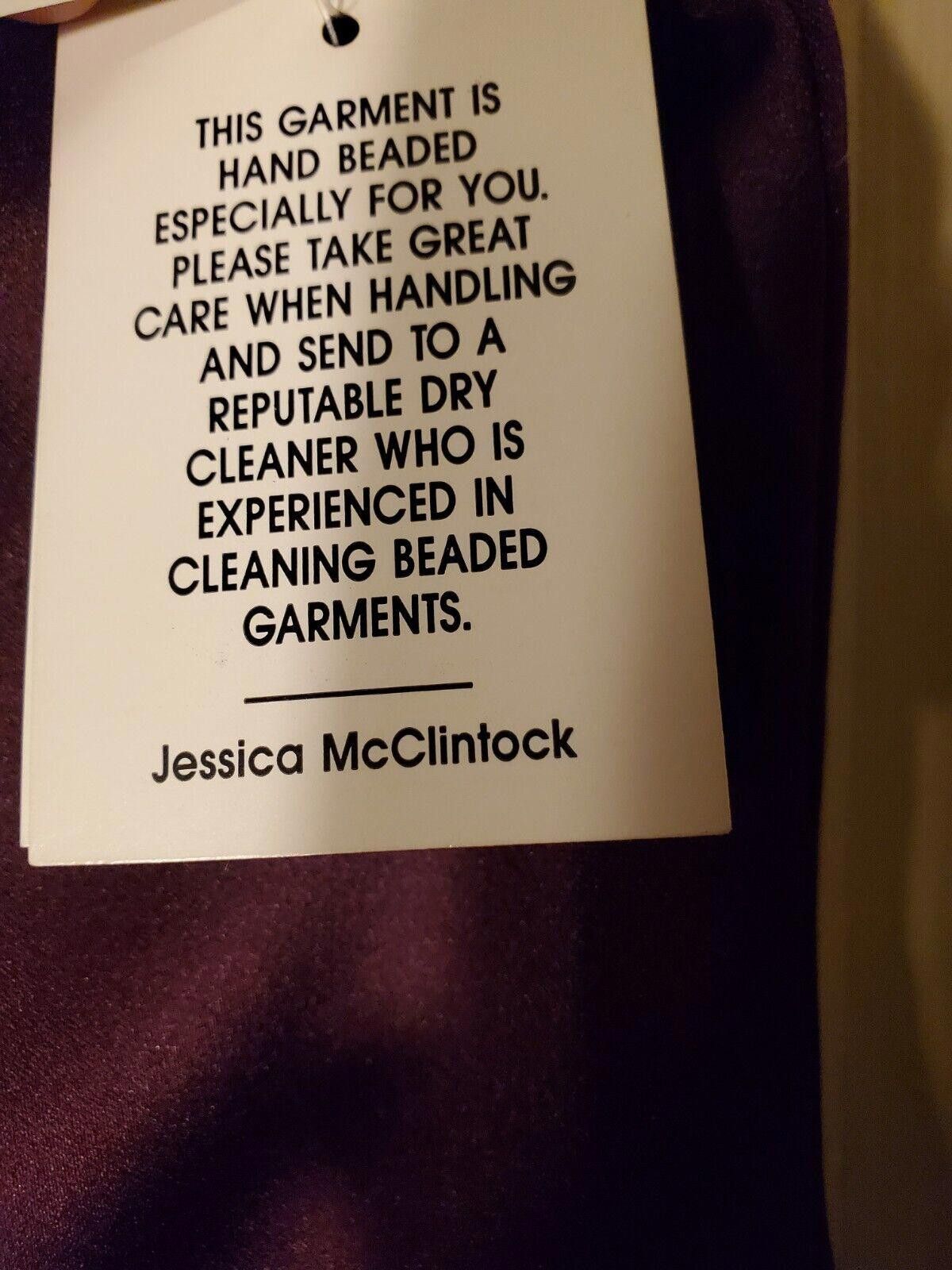 Designer VINTAGE SCOTT MCCLINTOCK FORMAL DRESS PURPLE SZ 10 Deadstock Size L / US 10 / IT 46 - 7 Thumbnail
