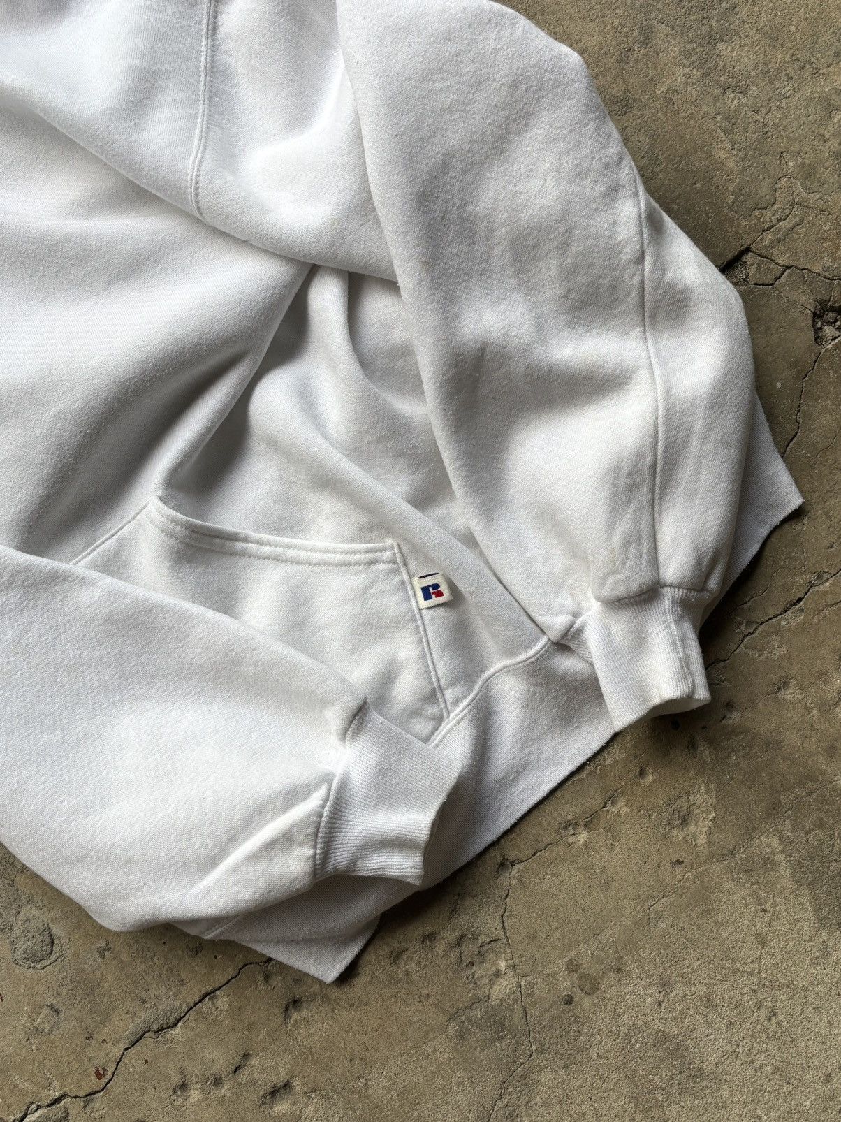 Russell Athletic Vintage Russell White Hoodie Size L Size US L / EU 52-54 / 3 - 6 Thumbnail