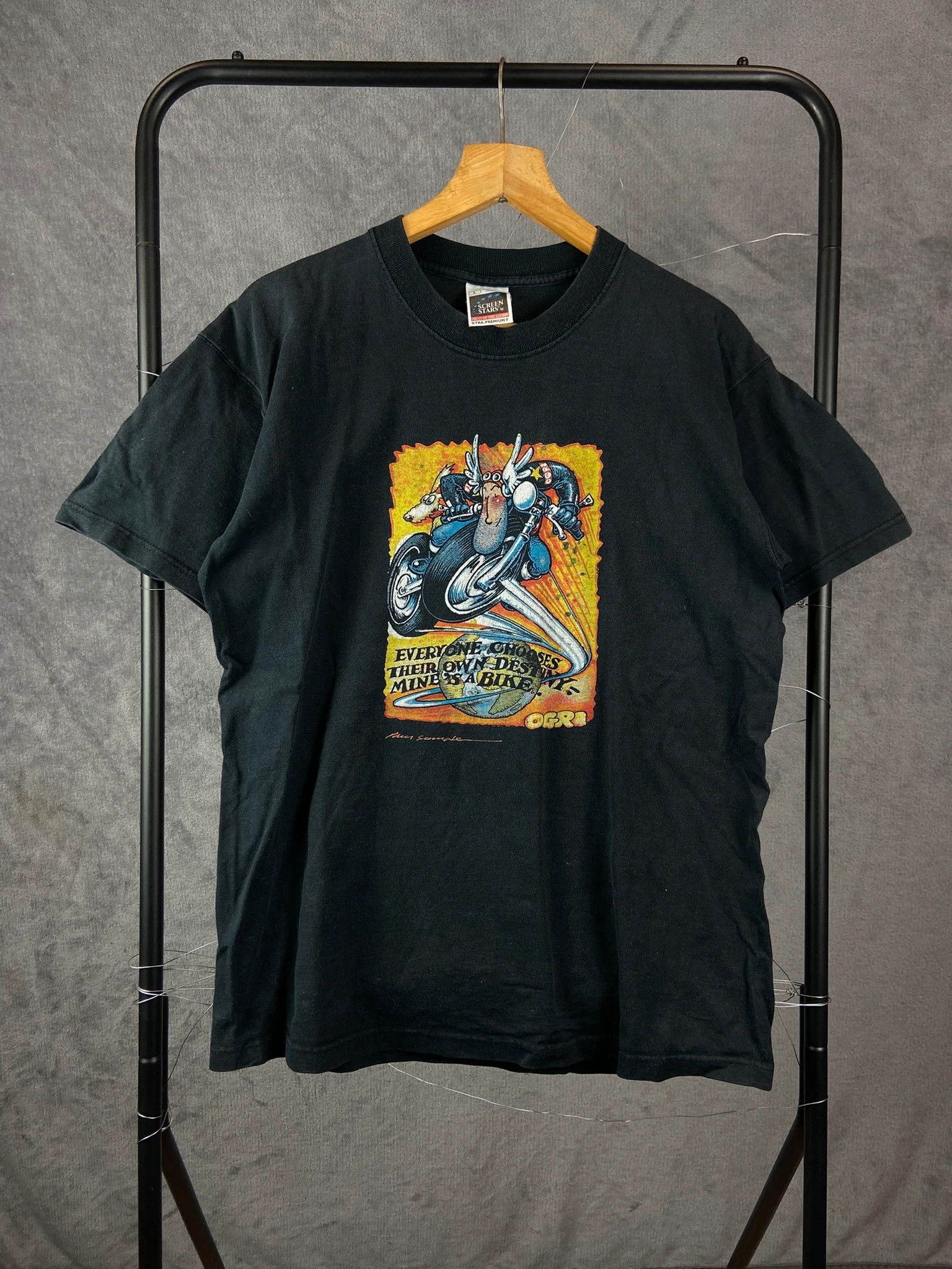 Other Screen Stars Black Tee / Vintage Blank Royalty (L) Size US L / EU 52-54 / 3 - 1 Thumbnail