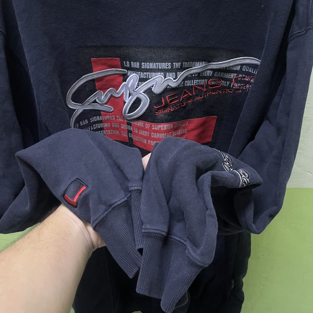 Fubu Rare Vintage Fubu JNCO Signature Logo Sweatshirt Size US L / EU 52-54 / 3 - 3 Thumbnail