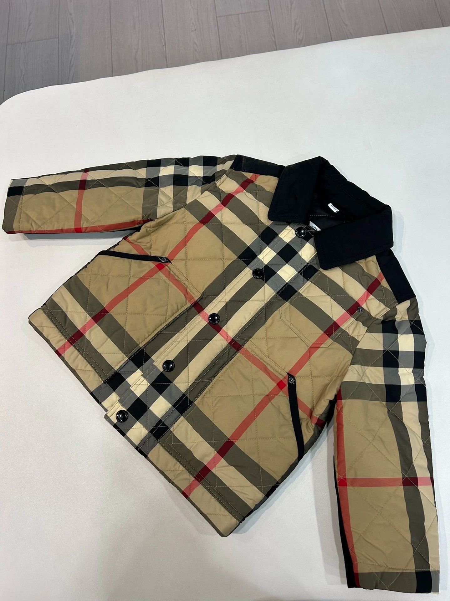 Burberry Burberry Kids Classic Check Cotton Coat Size US XXS / EU 40 - 1 Thumbnail