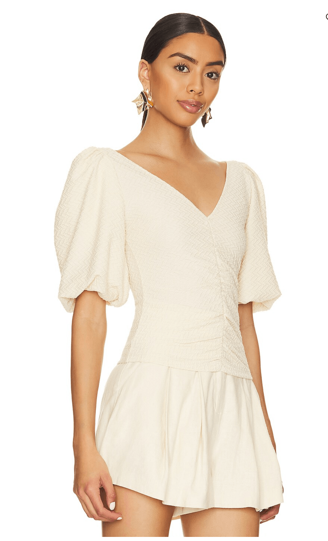 Free People NWT Free People Cupcake Tops White Beige XS Size XS / US 0-2 / IT 36-38 - 2 Thumbnail