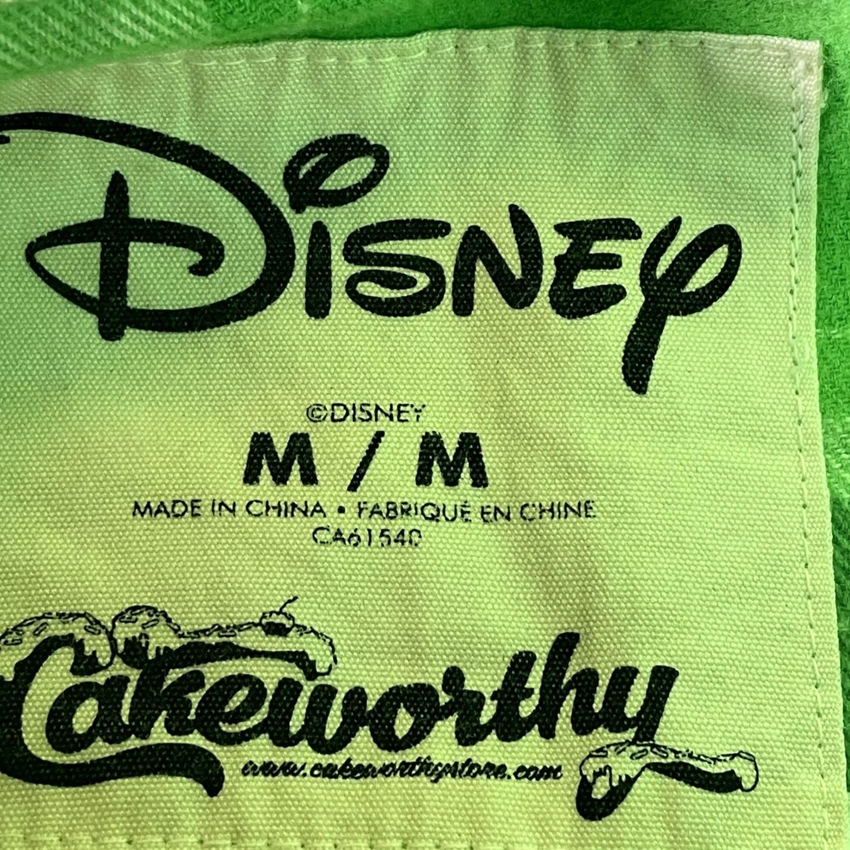 Disney Disney Shirt Mens Medium Green Princess And The Frog Tiana Flannel Long Sleeve Size US M / EU 48-50 / 2 - 3 Thumbnail