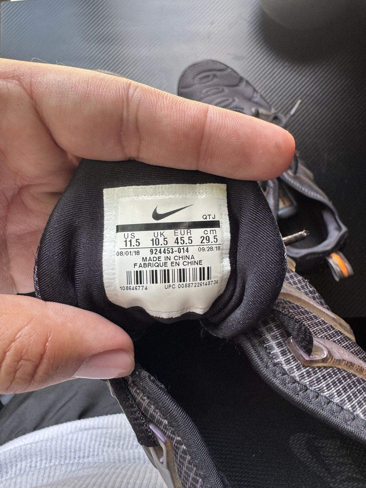 Nike Nike Vapor Max Plus Eggplant Size US 11.5 / EU 44-45 - 6 Thumbnail