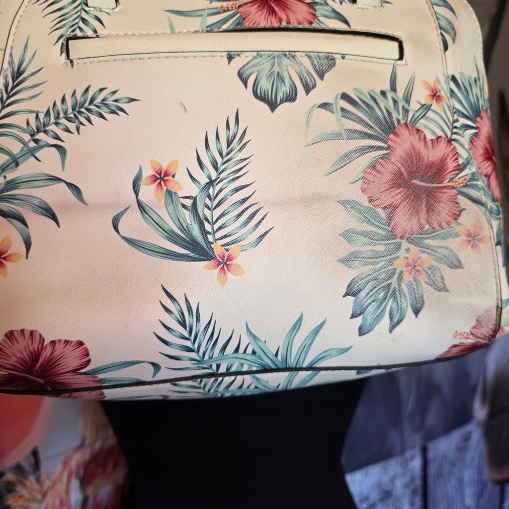 Guess Guess Vintage Floral Satchel Bag Size ONE SIZE - 10 Thumbnail