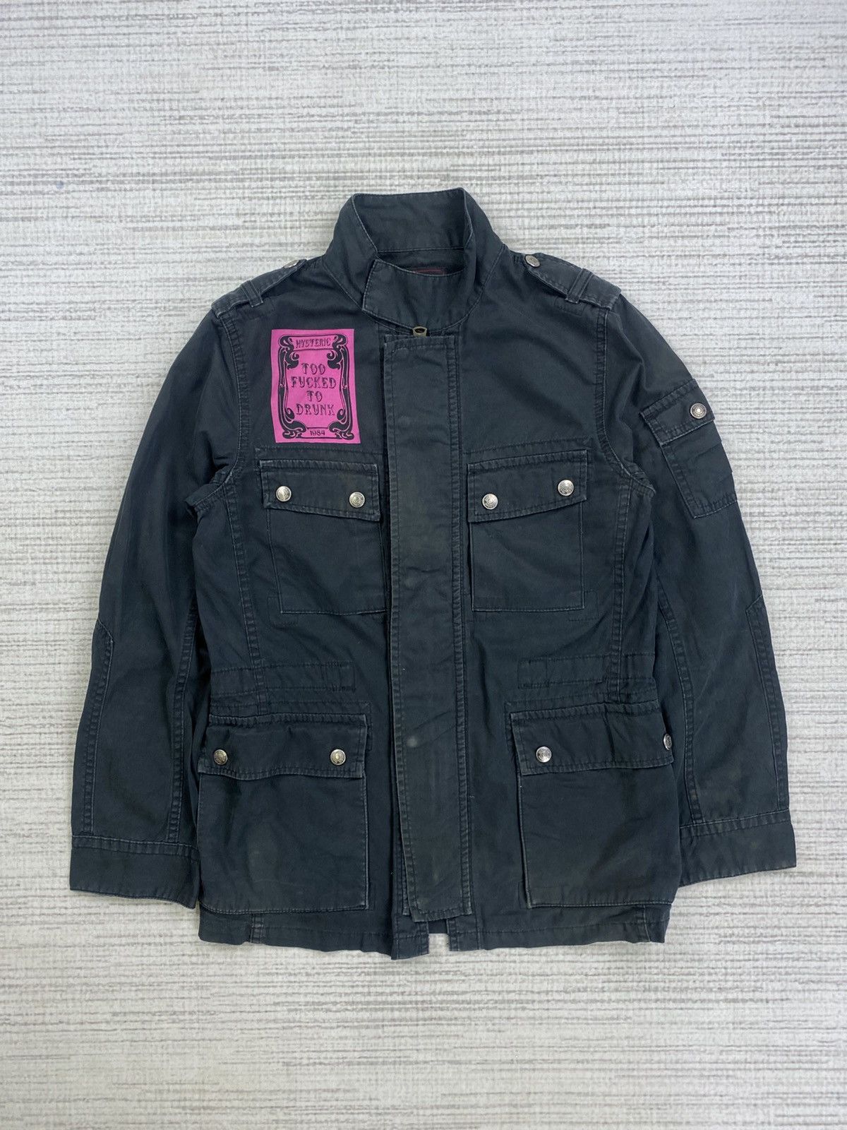 Hysteric Glamour 🔥Hysteric Glamour “Too Fucked To Drunk” Jacket Size US S / EU 44-46 / 1 - 5 Thumbnail