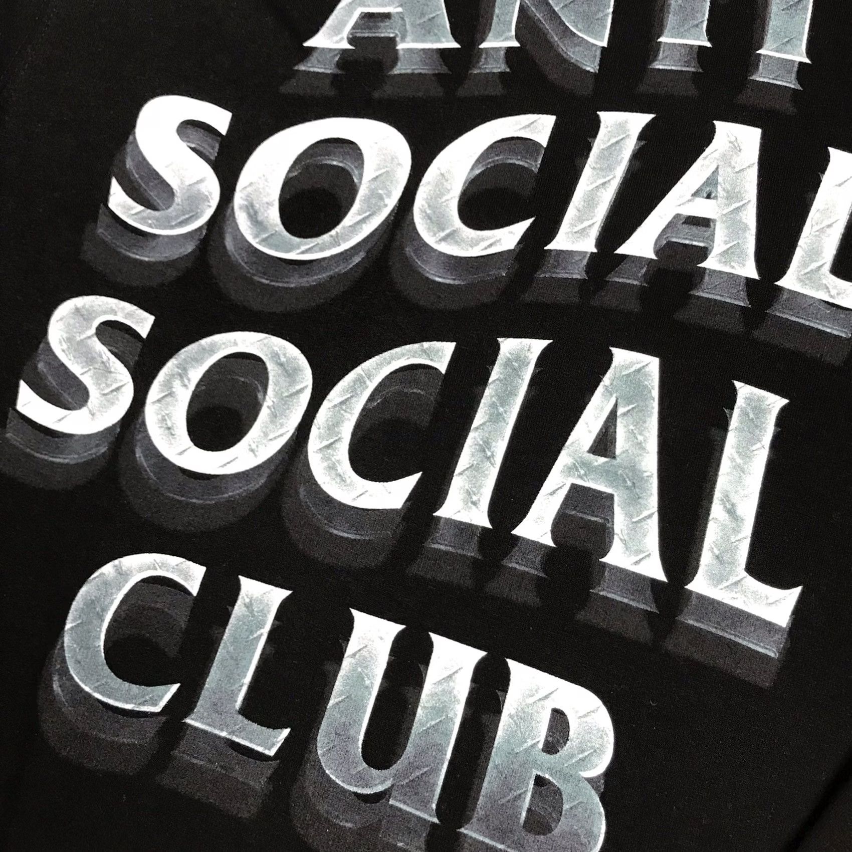 Anti Social Social Club VINTAGE Anti Social Social Club ASSC Metal Steel Logo 747K Black Hoodie Adult Small Size US S / EU 44-46 / 1 - 7 Thumbnail