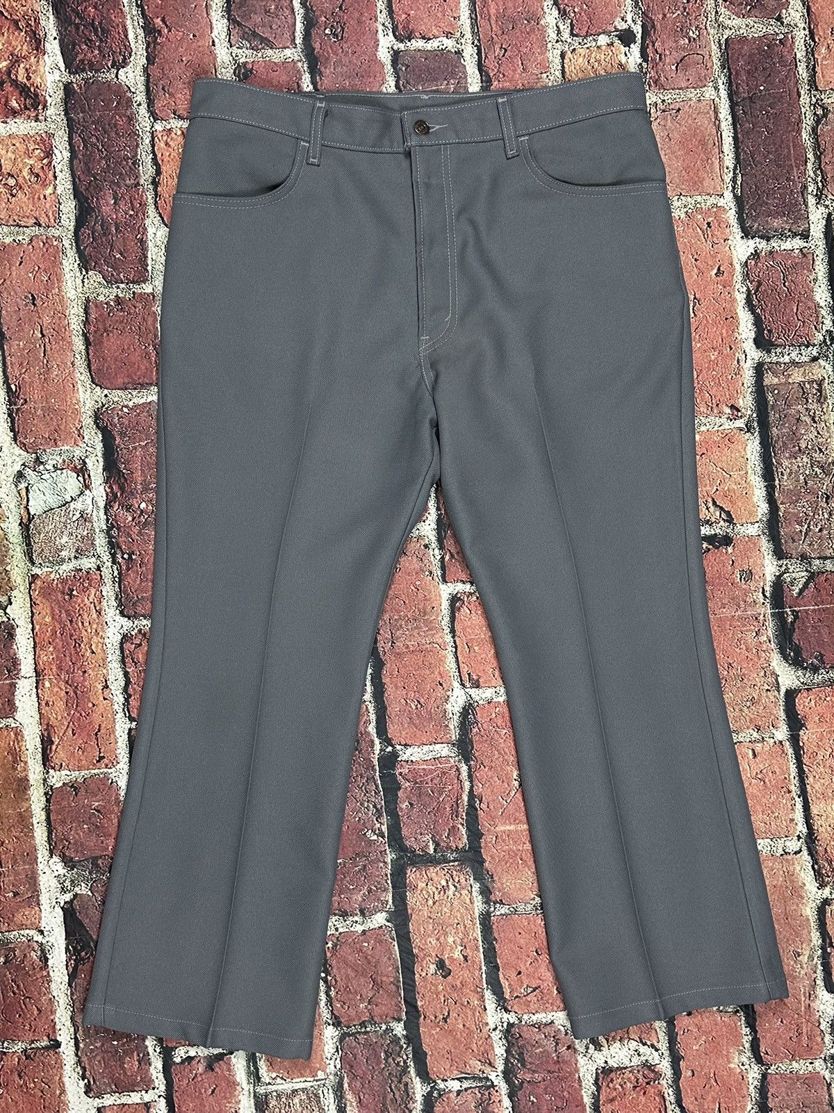 Levi's Vintage Levis 517 Western Boot Cut Tex Twill Pants Polyester Size US 38 / EU 54 - 1 Thumbnail