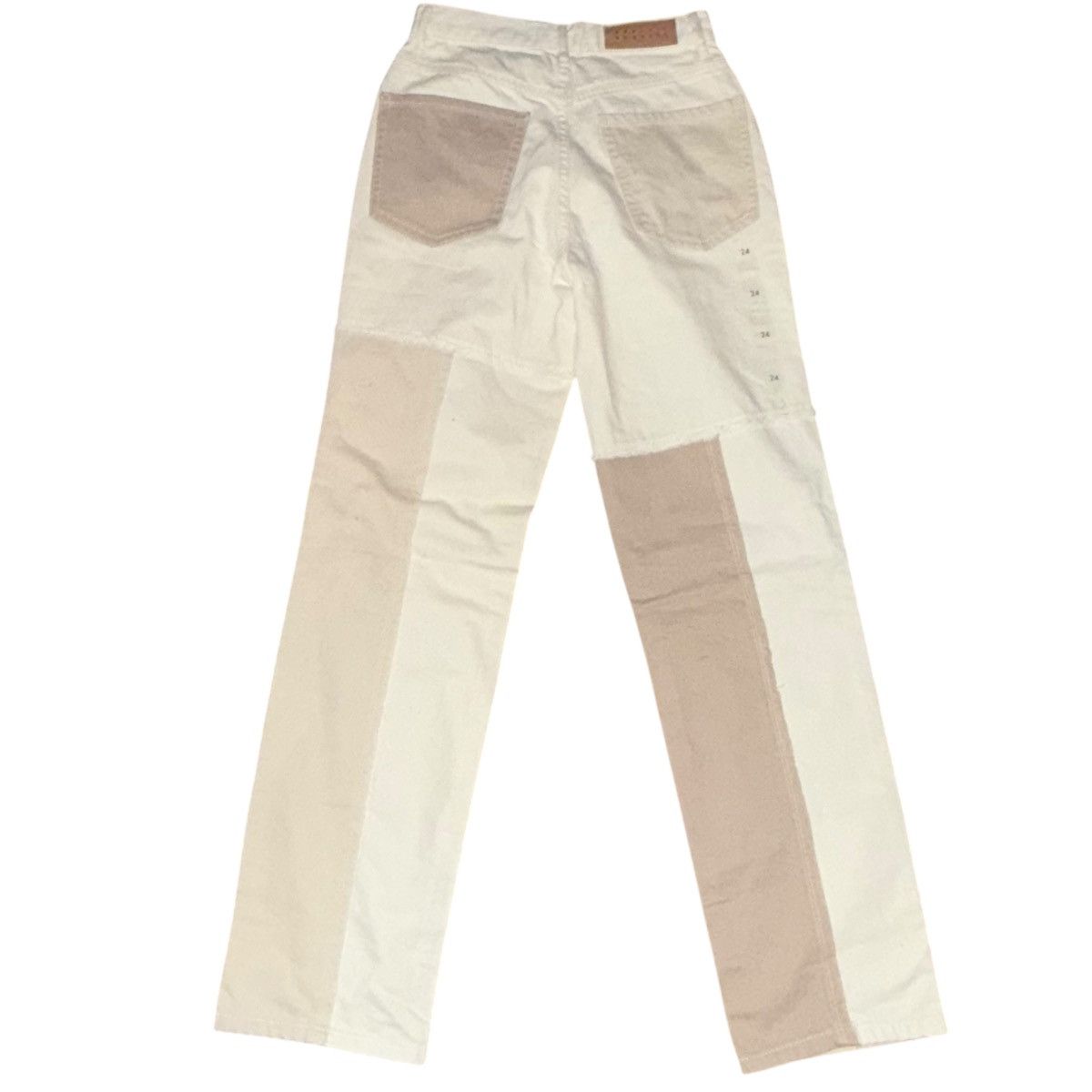 Pacsun PacSun Eco off white patchwork Dad jeans Size 24" / US 00 / IT 34 - 7 Thumbnail
