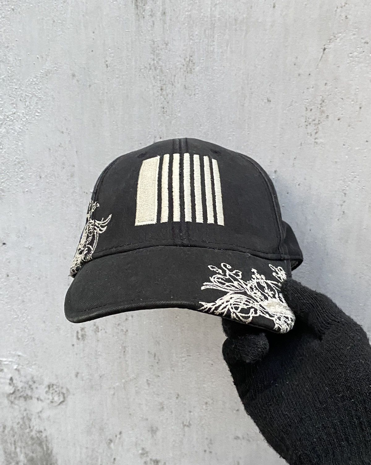 Japanese Brand Ajm Headwear 'AT800 Chrome Hearts lookalike' Cap - Black Size ONE SIZE - 1 Thumbnail