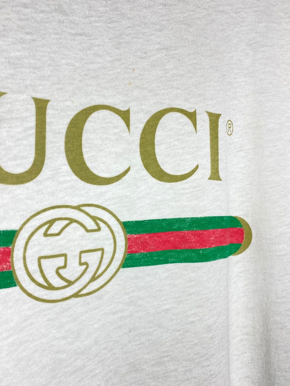 Gucci 🔥 GUCCI LOGO TEE Y2K VIBES LIGHTWEIGHT ITALIAN FLEX PIECE Size US L / EU 52-54 / 3 - 4 Thumbnail