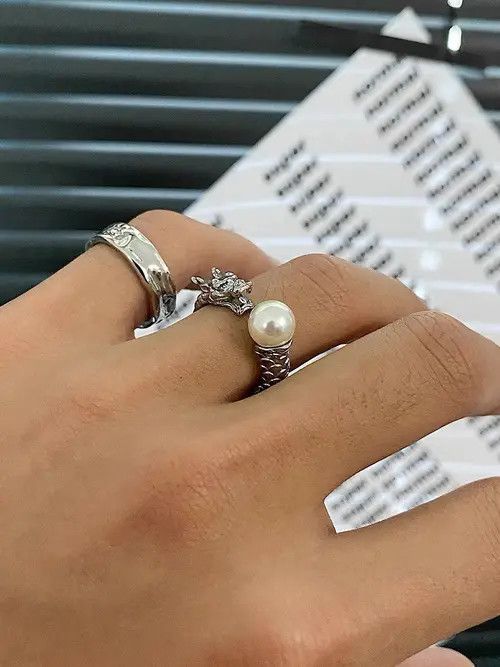 Japanese Brand Retro punk rings Size ONE SIZE - 7 Thumbnail