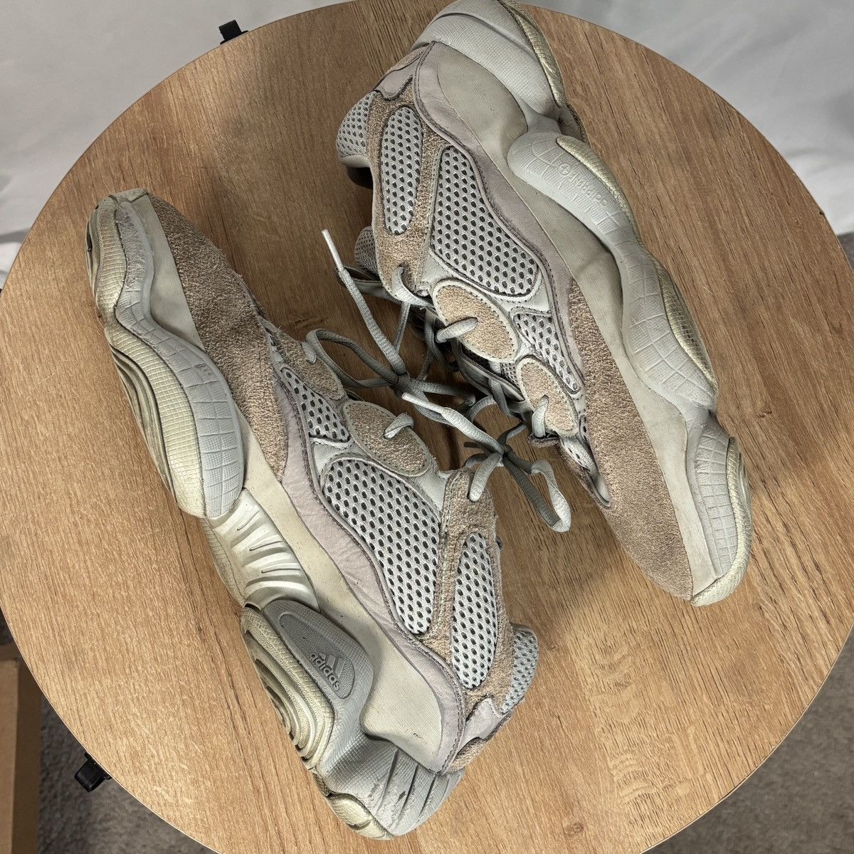 Adidas × Kanye West Adidas Yeezy 500 Salt Used 9.5M Size US 9.5 / EU 42-43 - 4 Thumbnail