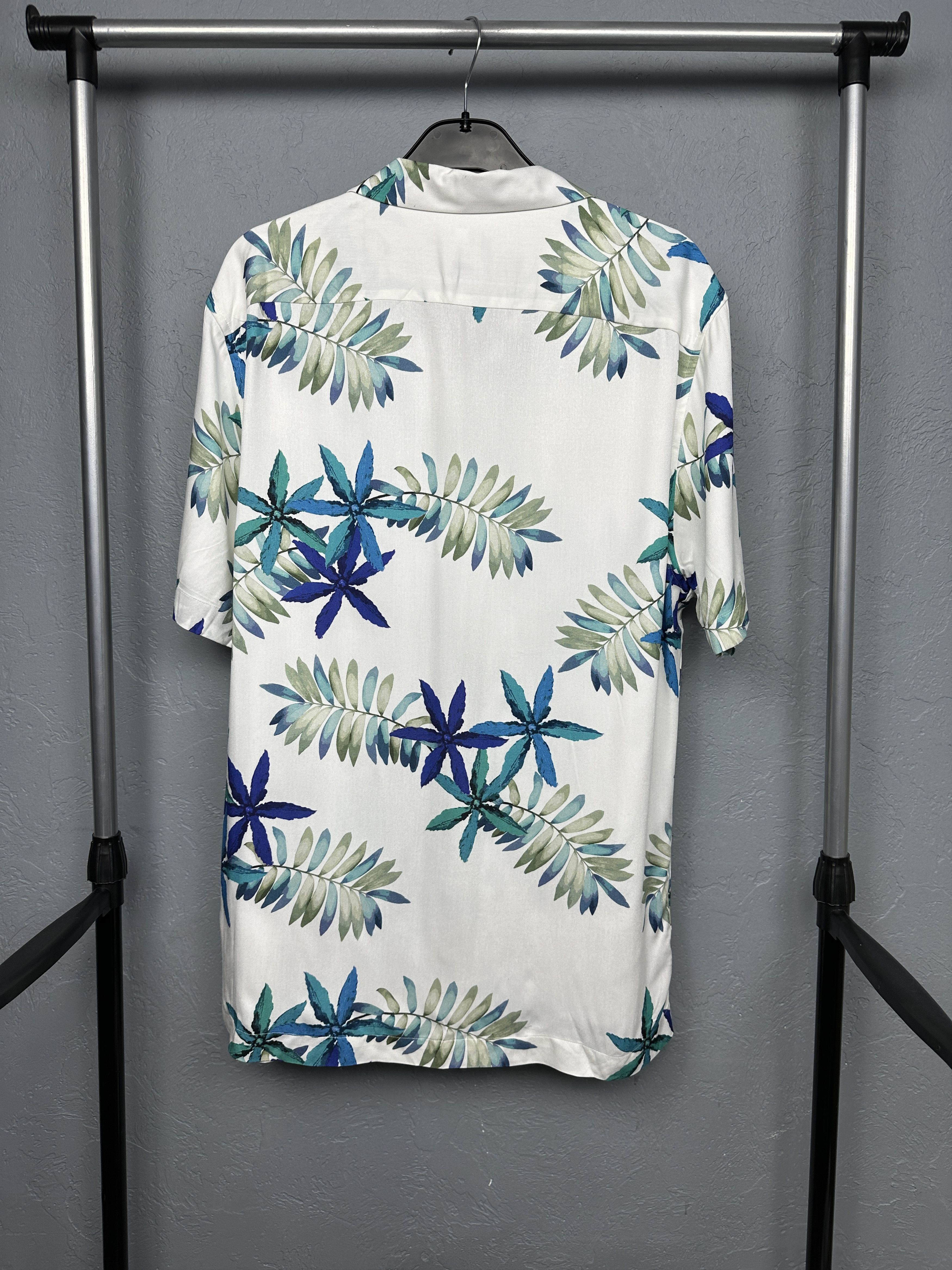 Reiss Reiss Mens Hawaiian Short Sleeve Shirt Size US XL / EU 56 / 4 - 6 Thumbnail
