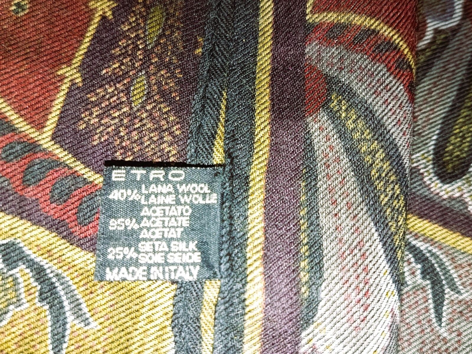 Etro ETRO MILANO ITALY Signature Silk Scarf Shawl Size ONE SIZE - 10 Thumbnail